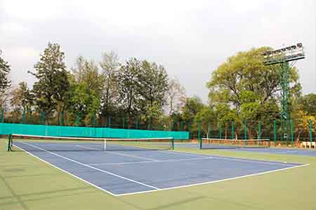 Lawn Tennis Court at Chandigarh Club